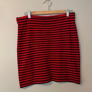 Cute Striped Pull-On Tube Skirt by Madewell